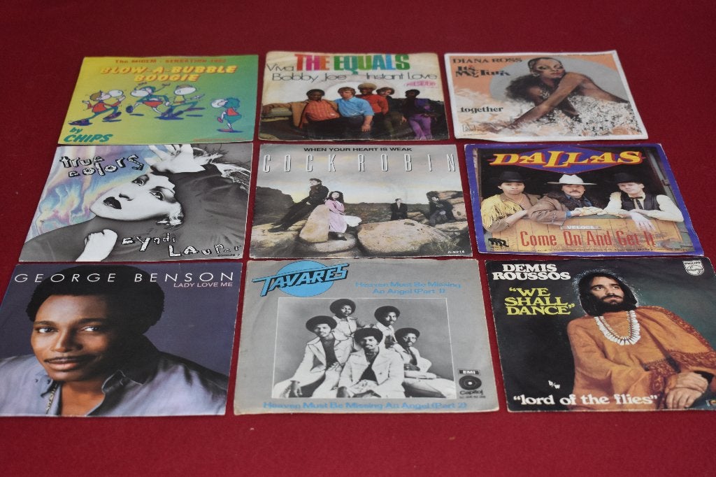 45t's, snuffel rustig thuis op zoek naar 45t's, mega keuze, CD & DVD, Vinyles | Pop, Comme neuf, Pop, Enlèvement ou Envoi