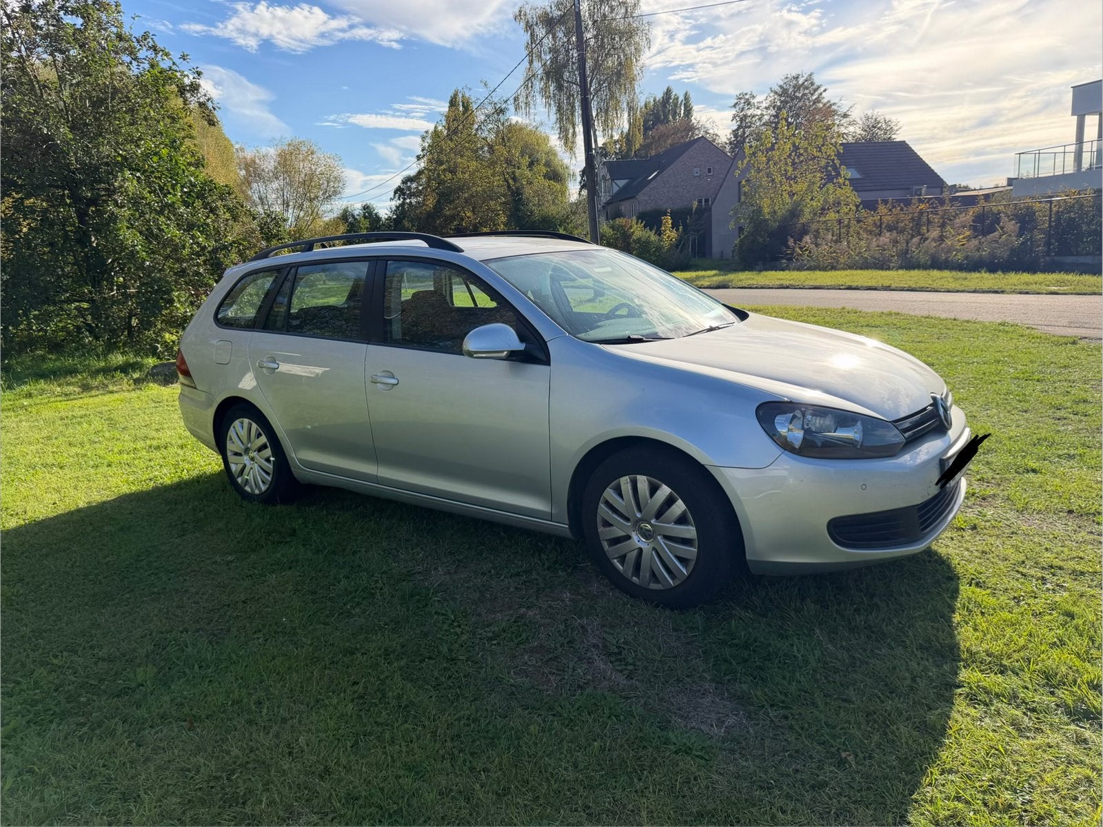 Golf 6 variant, Autos, Argent ou Gris, Boîte manuelle, Alcantara, Noir