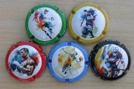 Champagne capsules - Generieken Jeux 2024 (G 1388), Verzenden