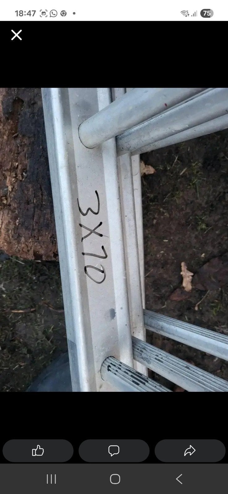 alu ladder 3x10, Ophalen of Verzenden