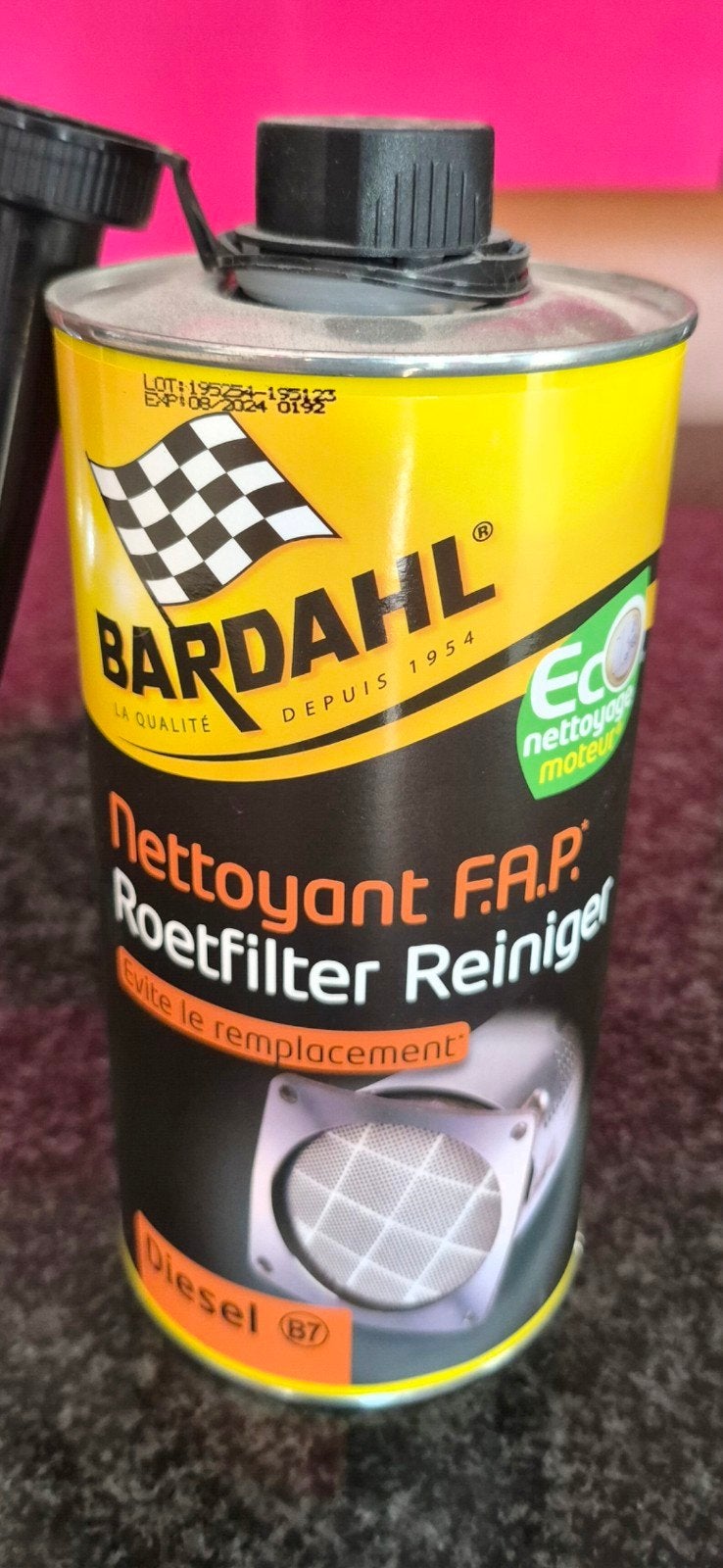 Additif pour  filtre à particules diesel