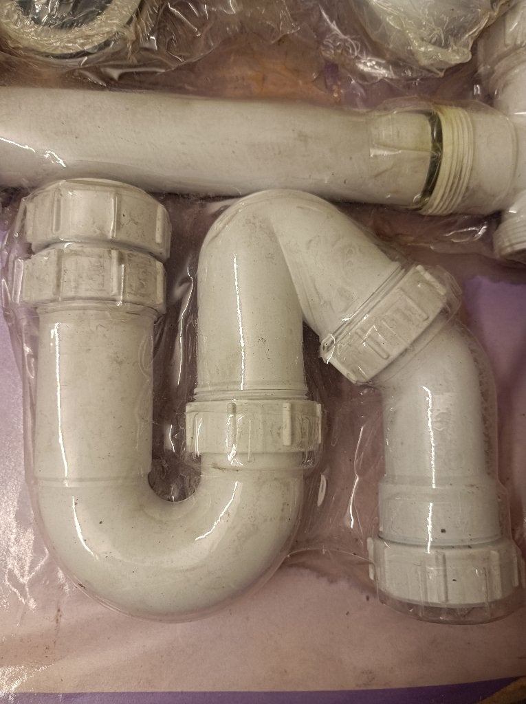 Afvoer gootsteen/lavabo 40 mm NIET gebruikt, Doe-het-zelf en Bouw, Sanitair, Ophalen, Nieuw