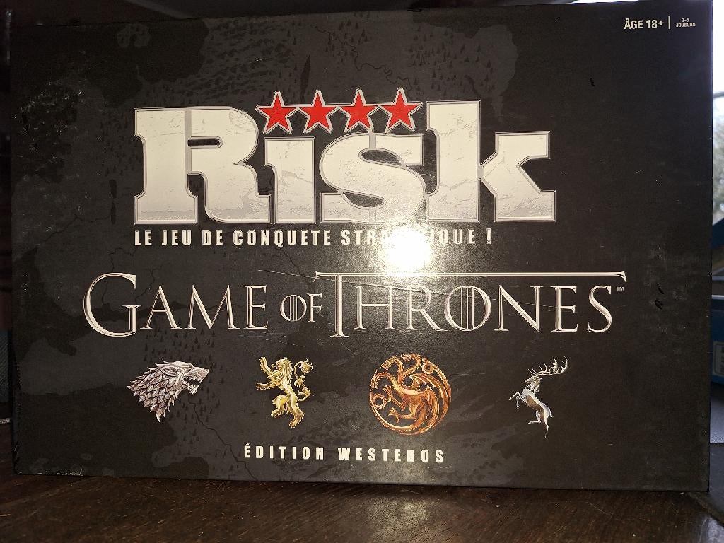 RISK GAME OF THRONES, Cinq joueurs ou plus, Enlèvement ou Envoi, Comme neuf, Hasbro