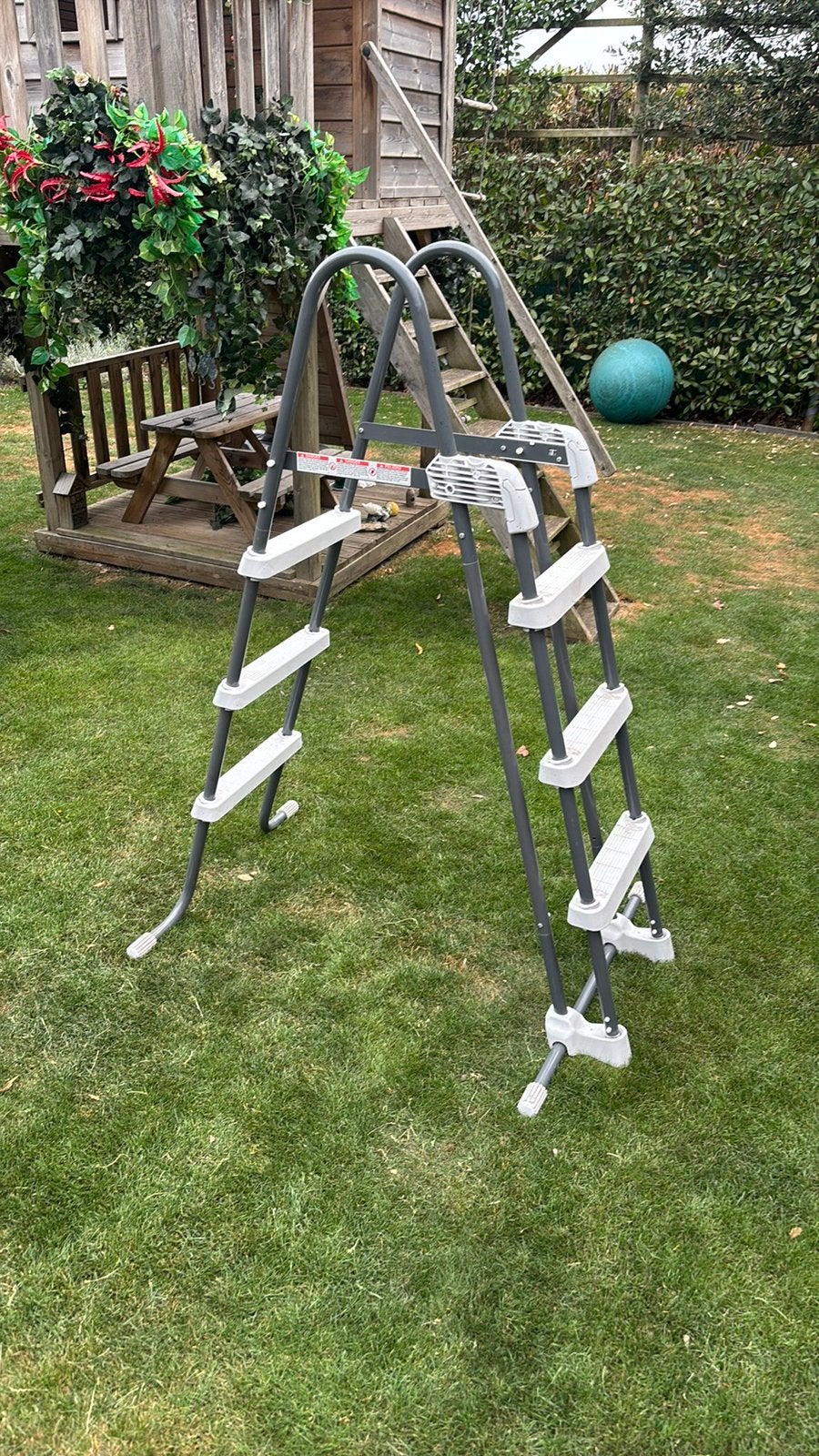 Zwembad ladder, Tuin en Terras, Ophalen, Zo goed als nieuw, Ladder