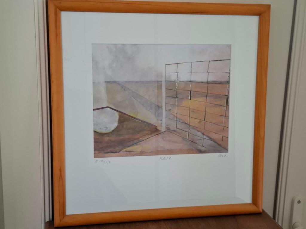 Christian Straetling "Plint", Antiek en Kunst, Kunst | Litho's en Zeefdrukken, Ophalen