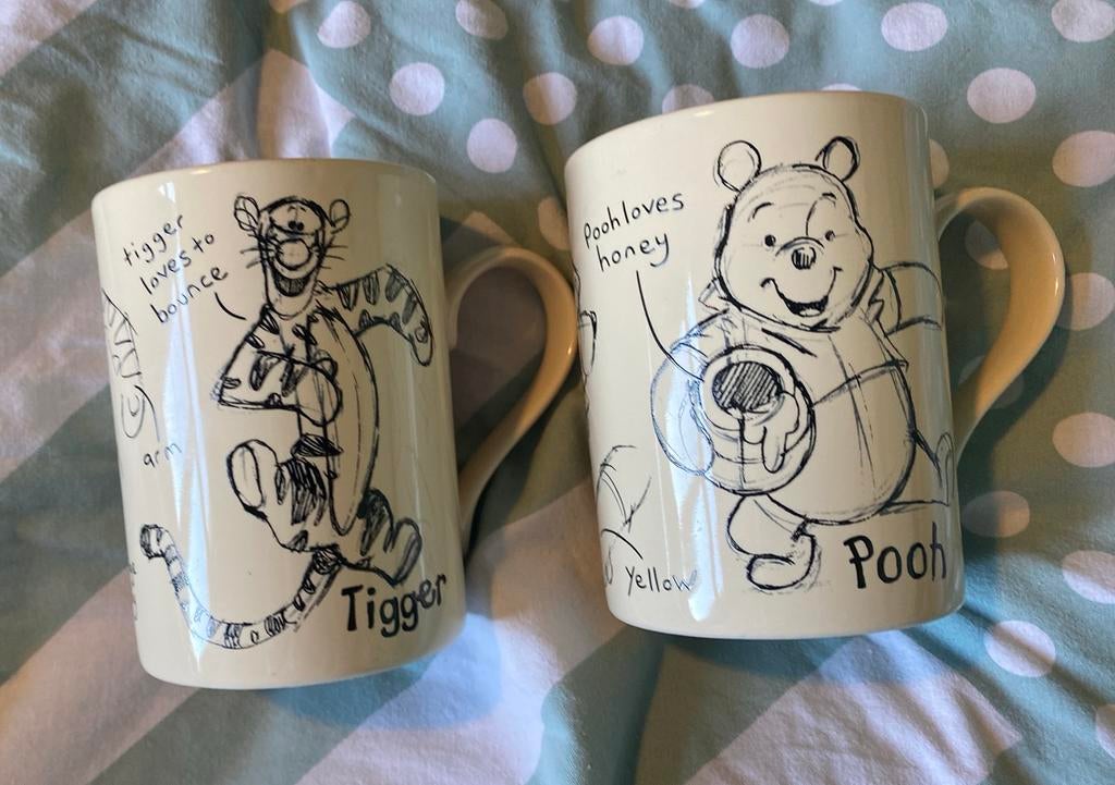 Tassen winnie de pooh, Ophalen of Verzenden, Winnie de Poeh of vrienden, Nieuw, Servies