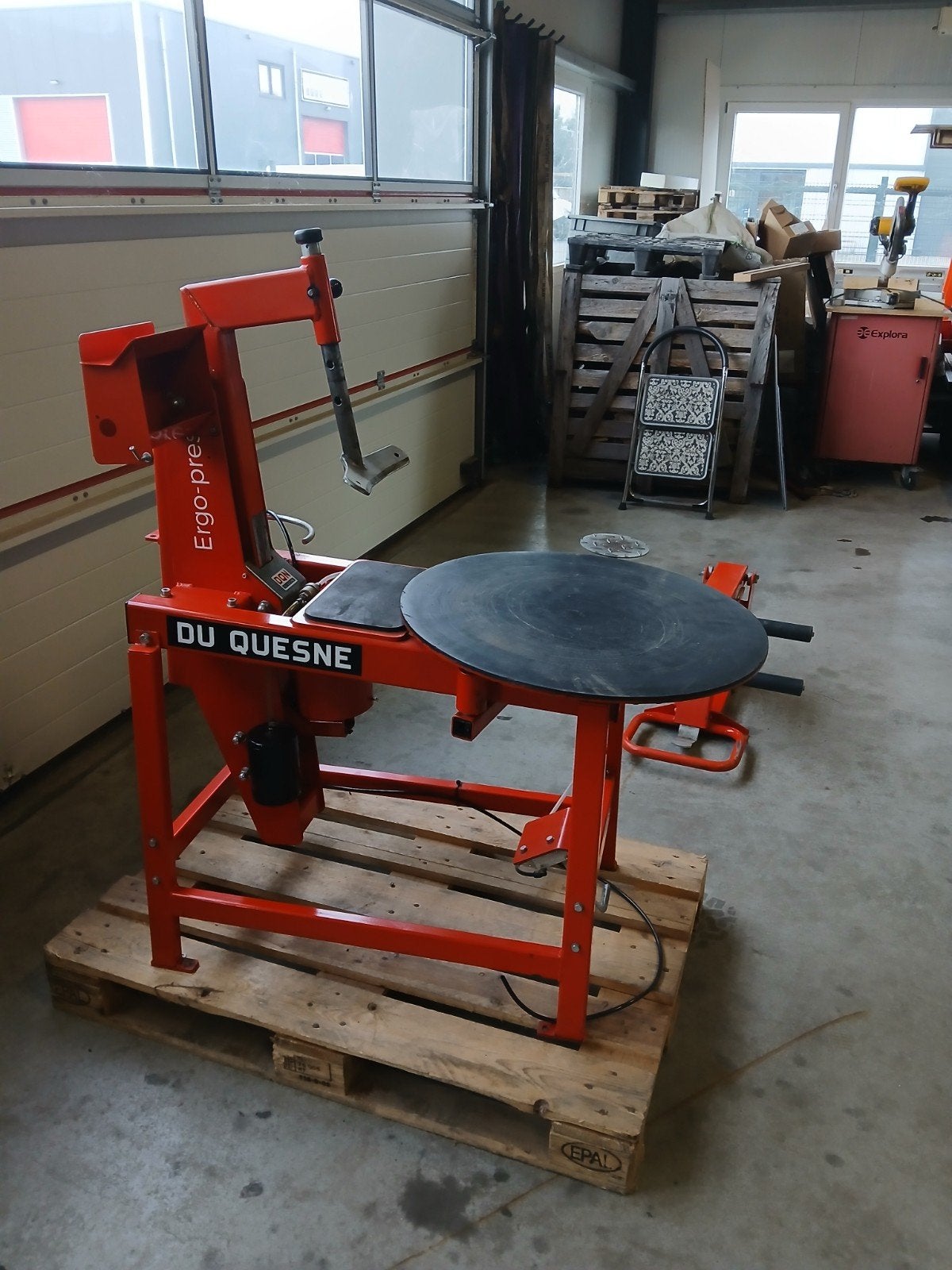 Dqn Du Quesne Ergo Press en Ergo lift wiellift hieldrukker d, Ophalen, Zo goed als nieuw
