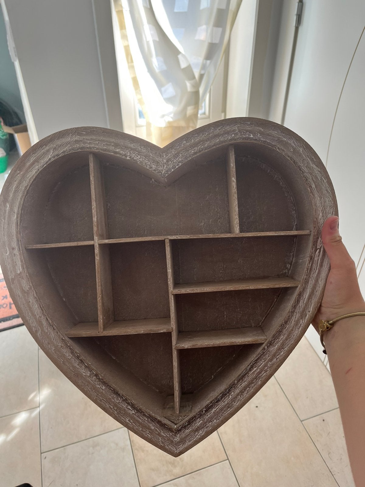 Hart wanddecoratie, Huis en Inrichting, Woonaccessoires | Wandplanken en Boekenplanken, Ophalen, Nieuw