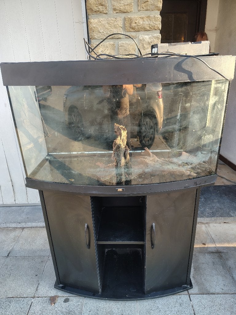 Aquarium 120l, Ophalen, Gebruikt, Leeg aquarium, Verwarming
