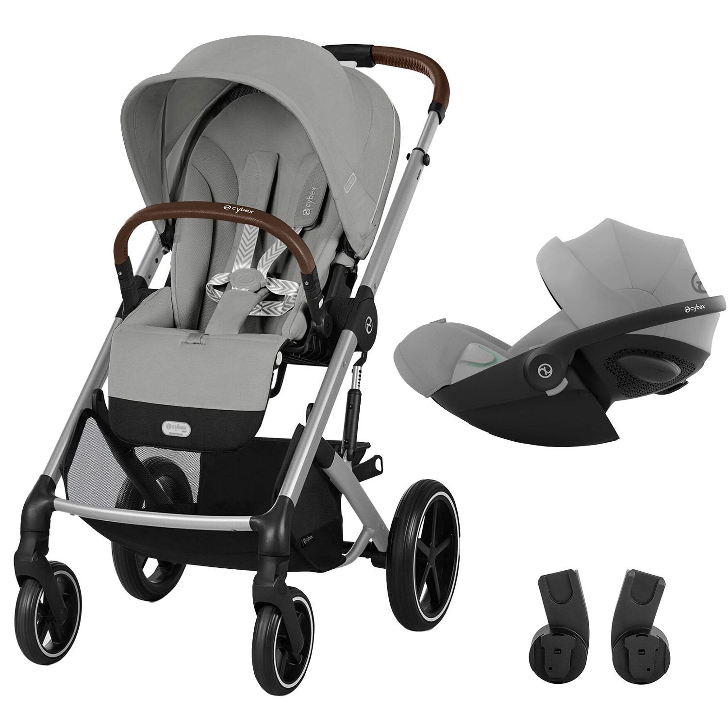 Cybex Balios S Lux 3+ Cloud T i-Size (Mirage Grey), Ophalen, Zo goed als nieuw, Kinderwagen