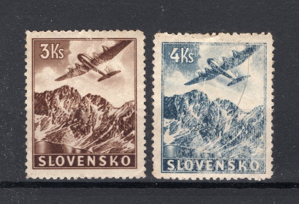SLOWAKIJE Yt. PA5/6 MH Luchtpost 1940, Verzenden, Overige landen, Postfris