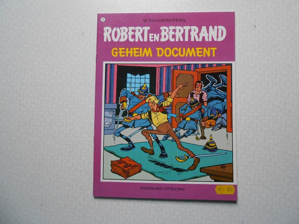 Robert en Bertrand 13 Geheim document 1976 ste druk., Livres, BD, Neuf, Une BD, Enlèvement ou Envoi