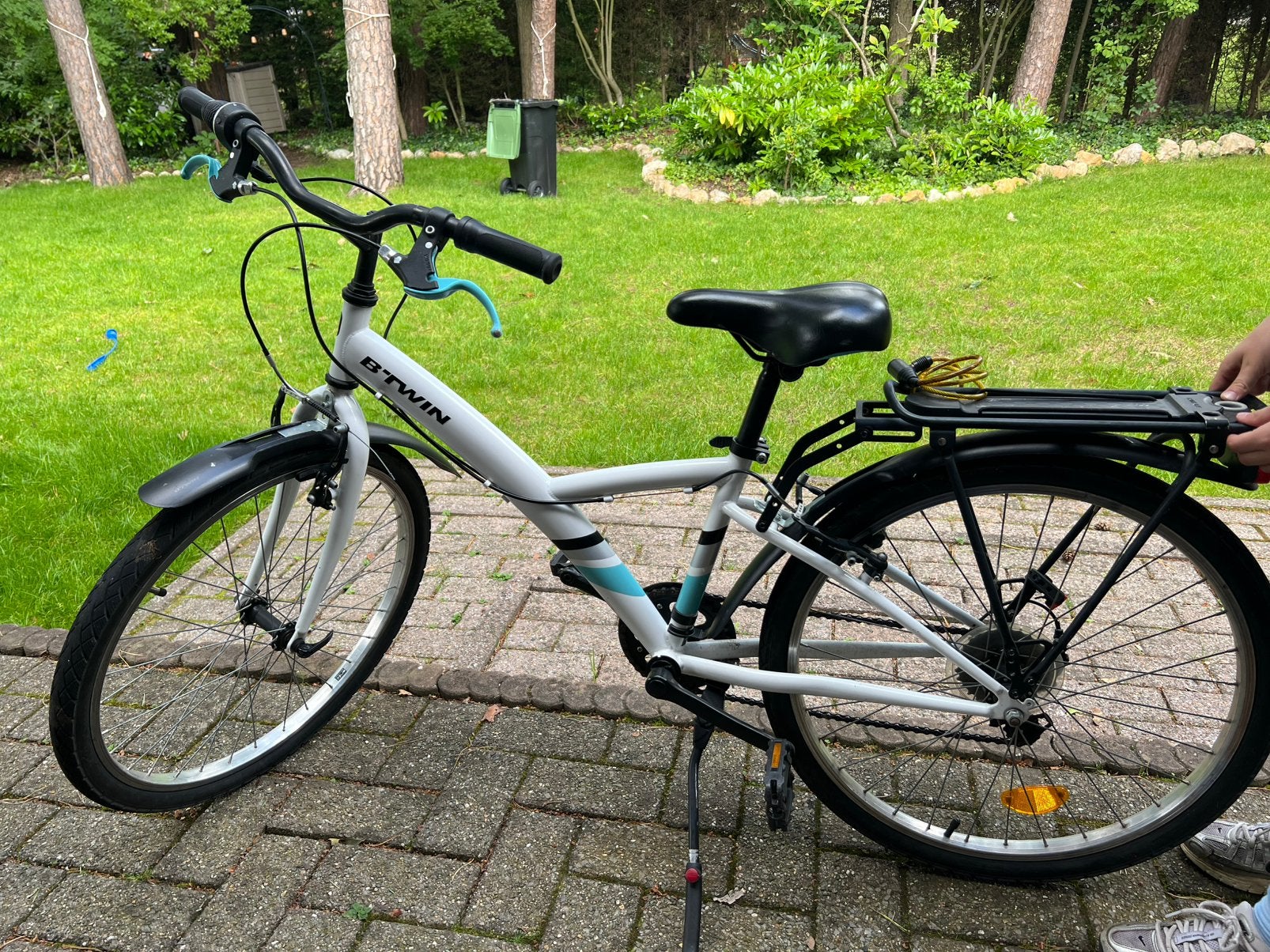 Btwin kinderfiets 24 inch, Fietsen en Brommers, Ophalen, Versnellingen, Schijfrem, Gebruikt