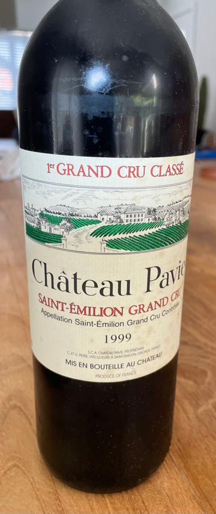 3 bouteilles de Chateau Pavie 1999, Collections, Vins, Enlèvement, Comme neuf