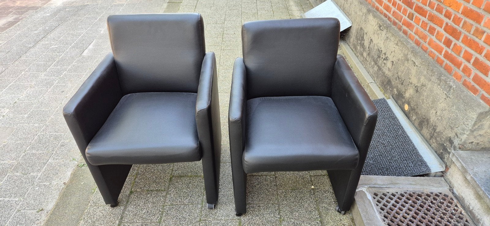 2 zwarte zeteltjes te koop., Huis en Inrichting, Ophalen