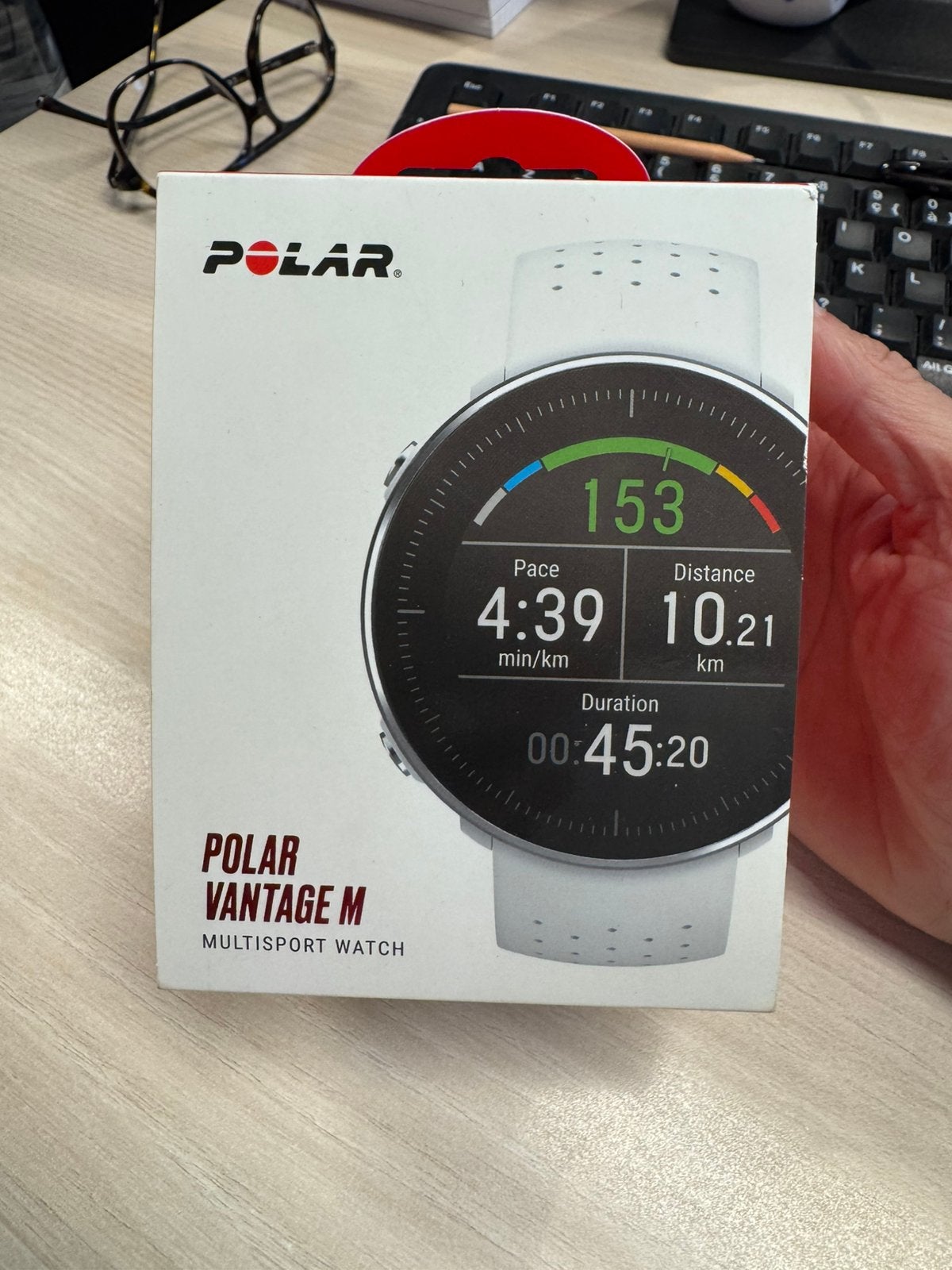 Montre Polar Vantage M, Sport en Fitness, Hartslagmeters, Ophalen, Zo goed als nieuw, Polar