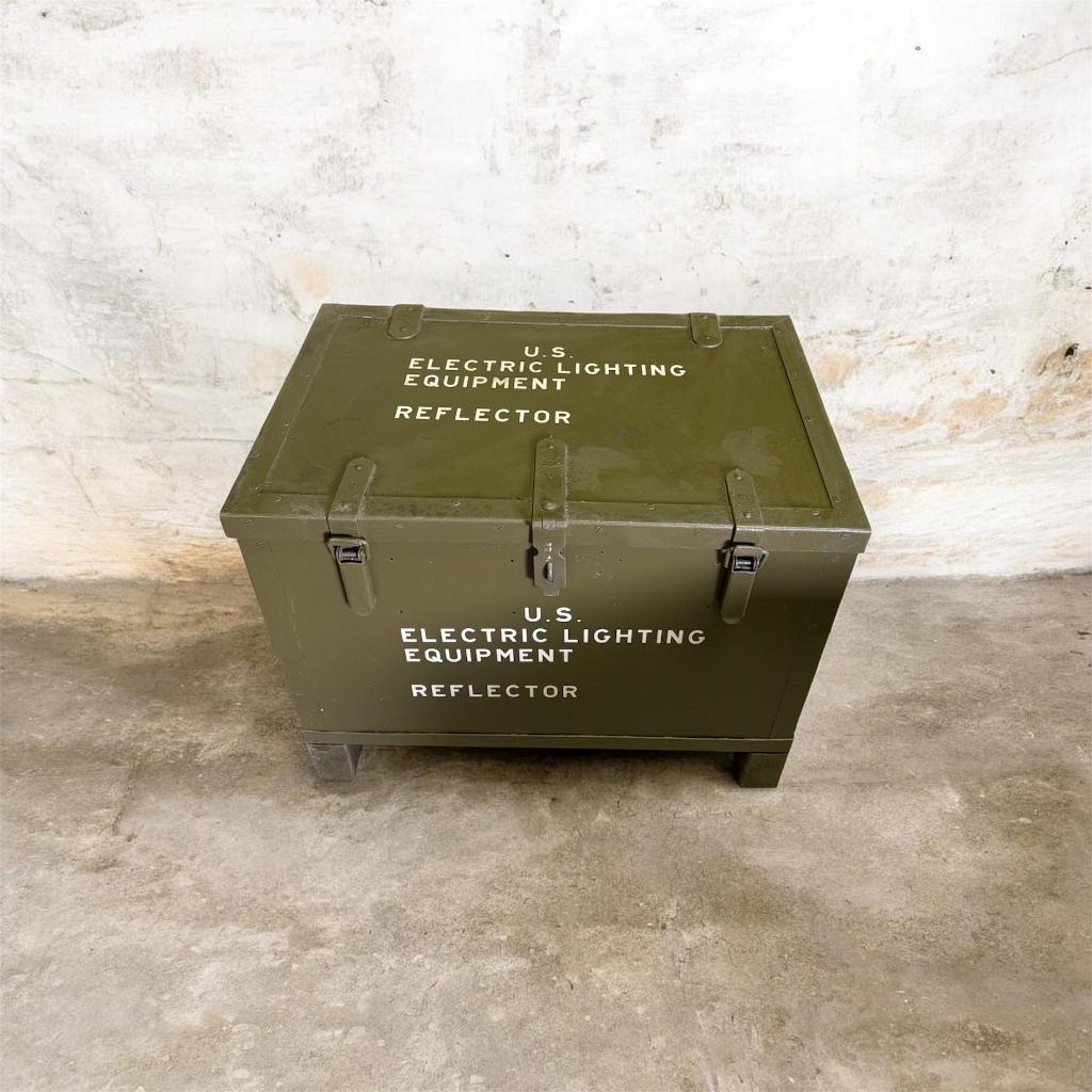 Caisse Militaire Lampes Reflector, Enlèvement, Armée de terre, Autres types