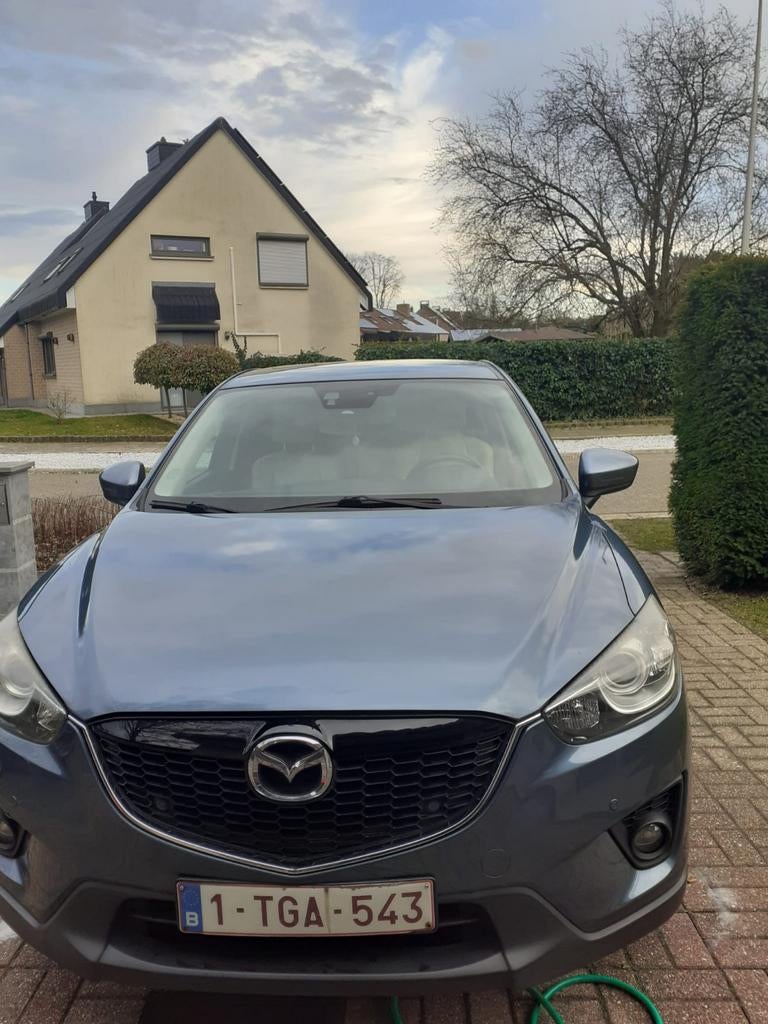 Mazda Cx 5 2.2 Cdi, Auto's, Mazda, Automaat, Blauw, Leder en Stof, Overige kleuren