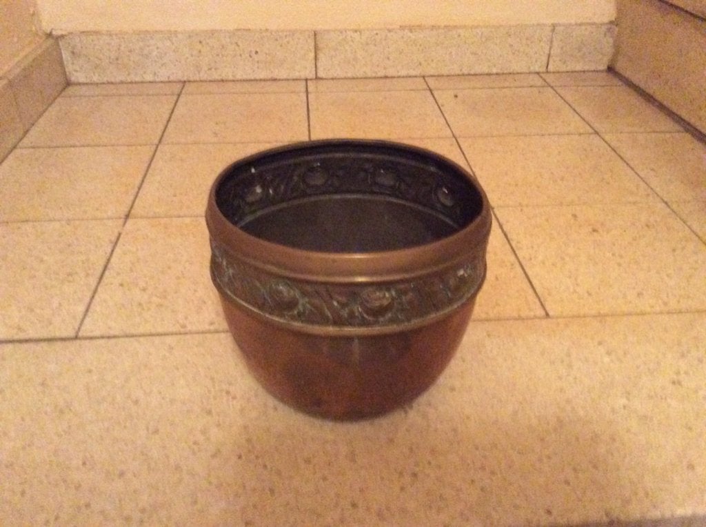 2 Cash-Pots in koper, Enlèvement, Cuivre
