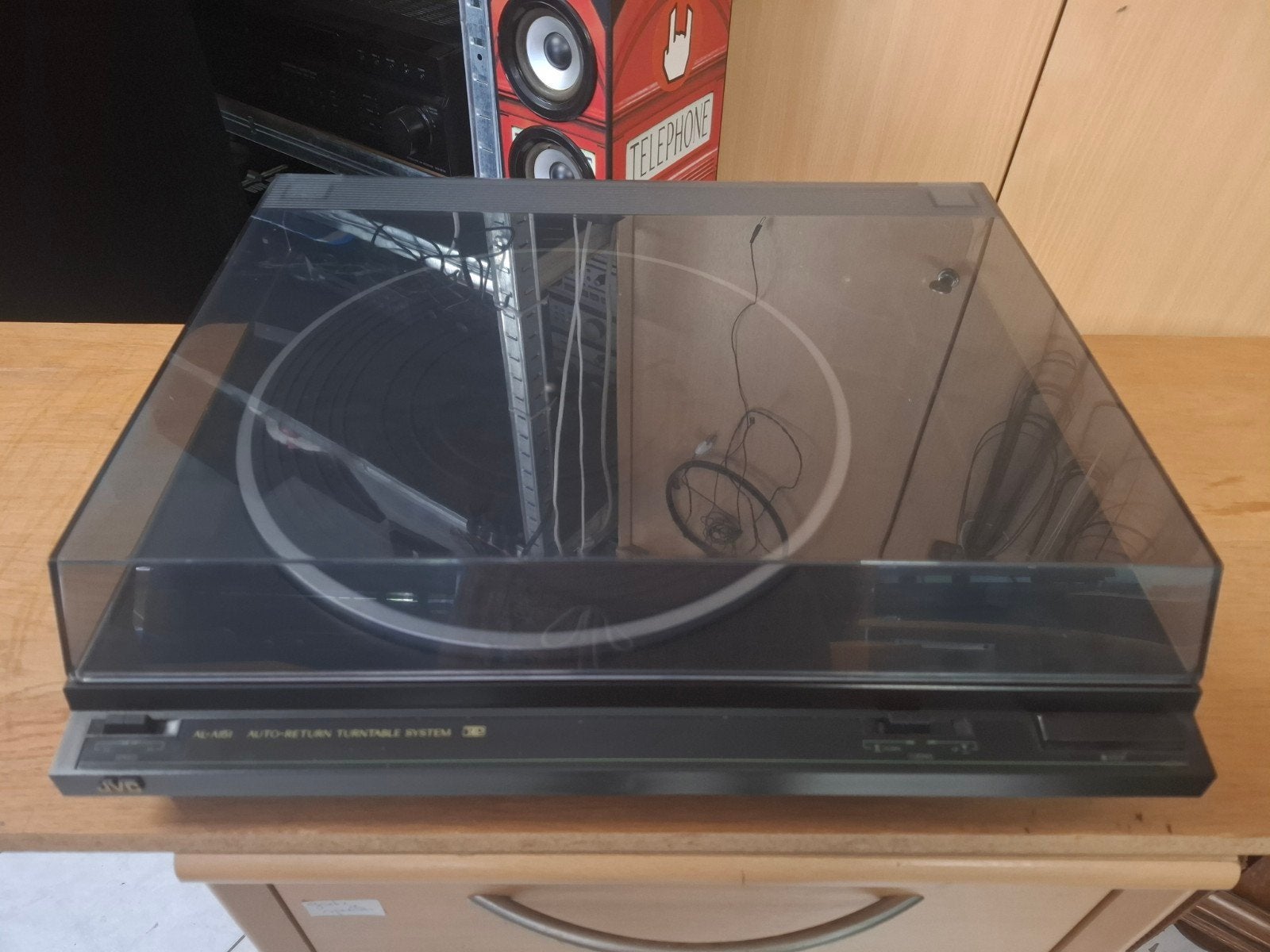 prachtige platenspeler jvc nieuwe staat, Ophalen, Platenspeler