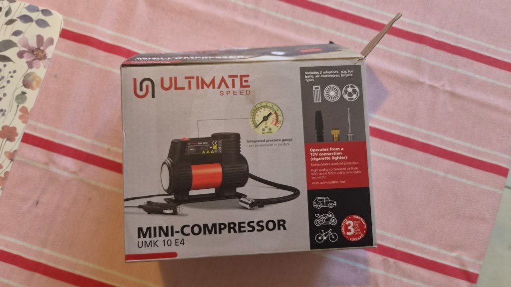 Ultimate Speed mini-compressor (UMK 10 E4), Ophalen, Zo goed als nieuw
