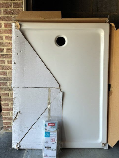 douchebak + sifon, Doe-het-zelf en Bouw, Ophalen, Zo goed als nieuw, Douche