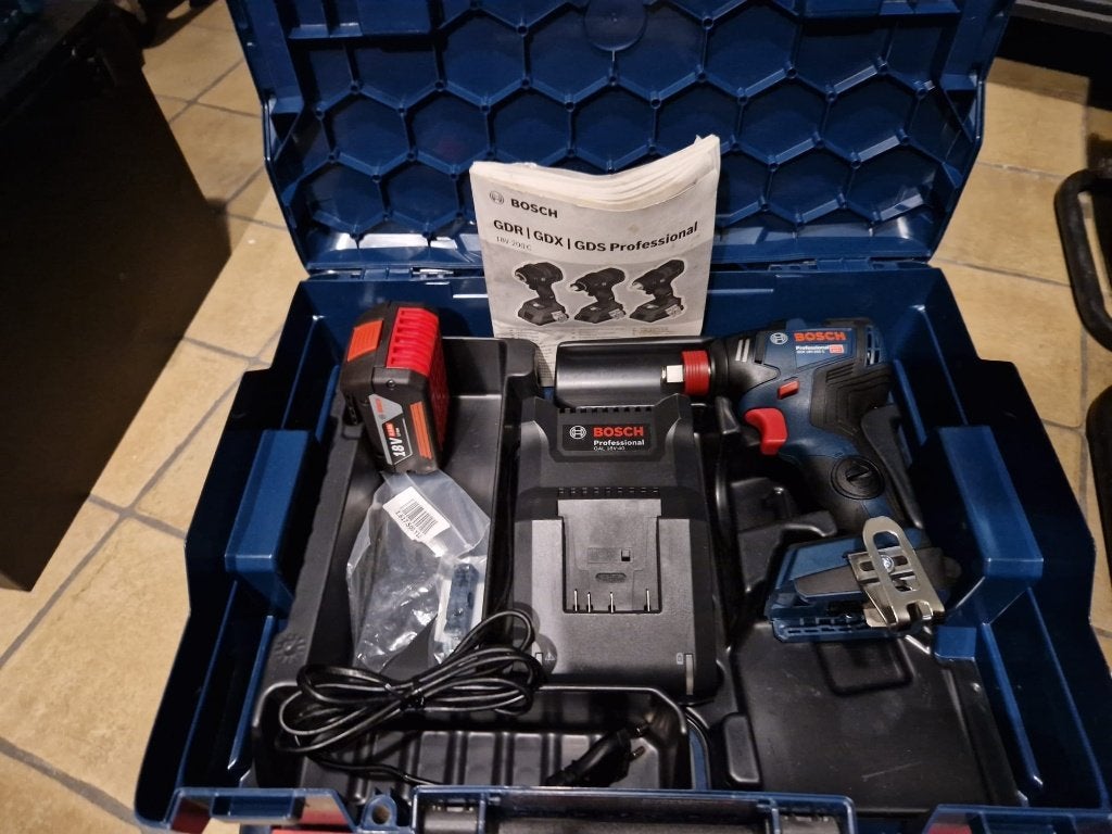 Visseuse a choc bouloneuse bosch gdx  + batterie + chargeur, Bricolage & Construction, Enlèvement, Neuf, Autres types