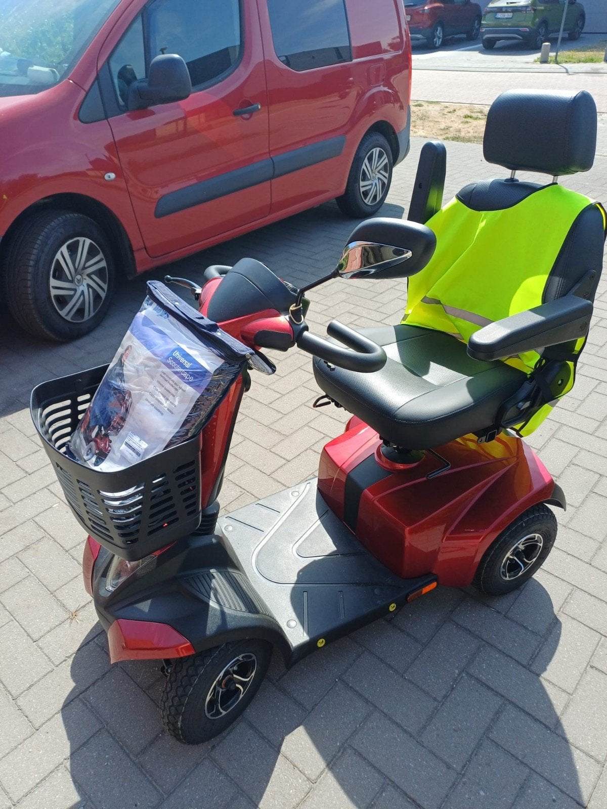 Zo goed als nieuwe scootmobiel, Ophalen