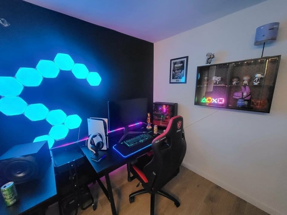 Game bureau IKEA, Ophalen, Zwart, 160 cm, Gebruikt