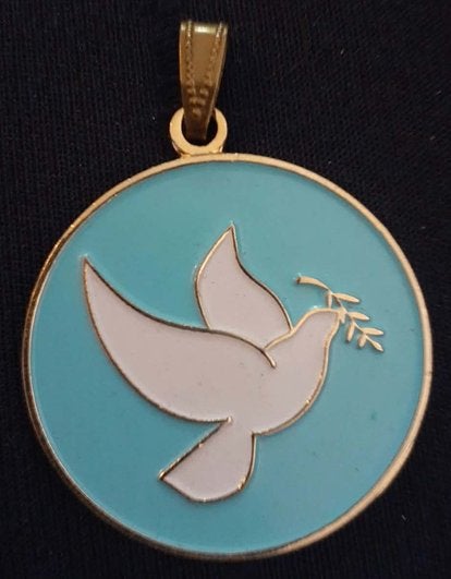 pendentif colombe au rameau, Overige materialen, Overige kleuren, Ophalen of Verzenden, Zo goed als nieuw