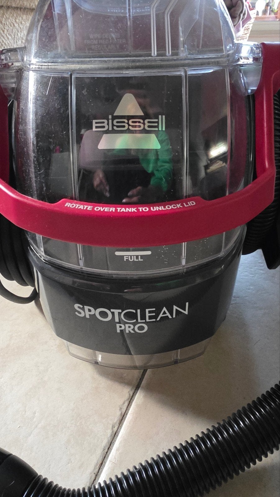 Bissell SpotClean Pro, Overige merken, Zo goed als nieuw, Waterstofzuiger, Reservoir