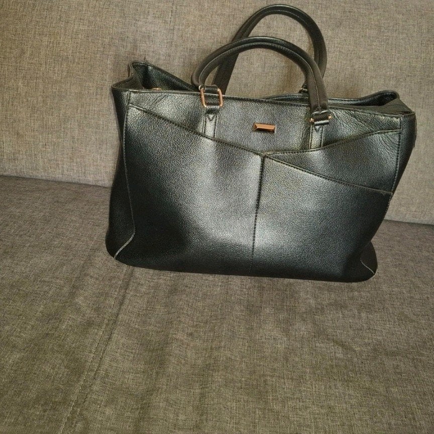 large zwarte MANGO schoudertas, Ophalen of Verzenden, Zo goed als nieuw, Zwart, Handtas