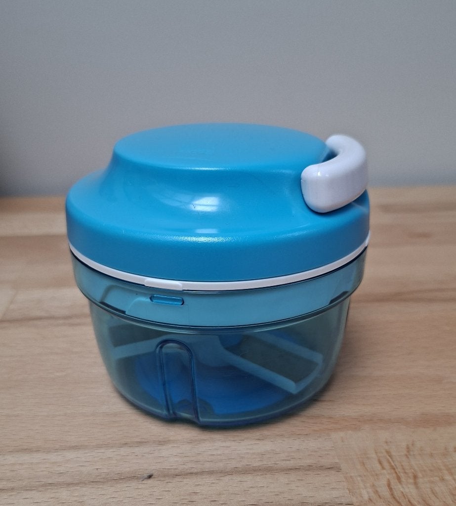 cutter cupersonic turbo chef Tupperware, Enlèvement ou Envoi, Comme neuf, Bleu, Autres types