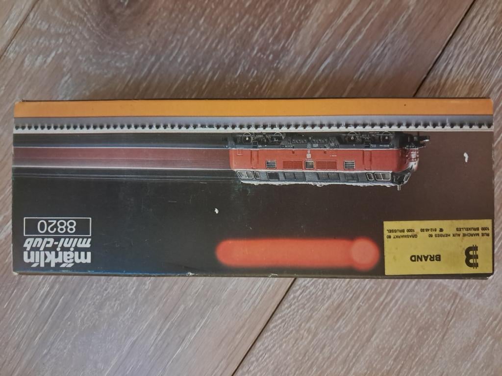 Locomotive Marklin z Mini Club 8820, Enlèvement