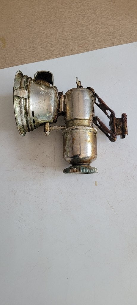 oude fietslamp (19iv288/24-2), Ophalen of Verzenden