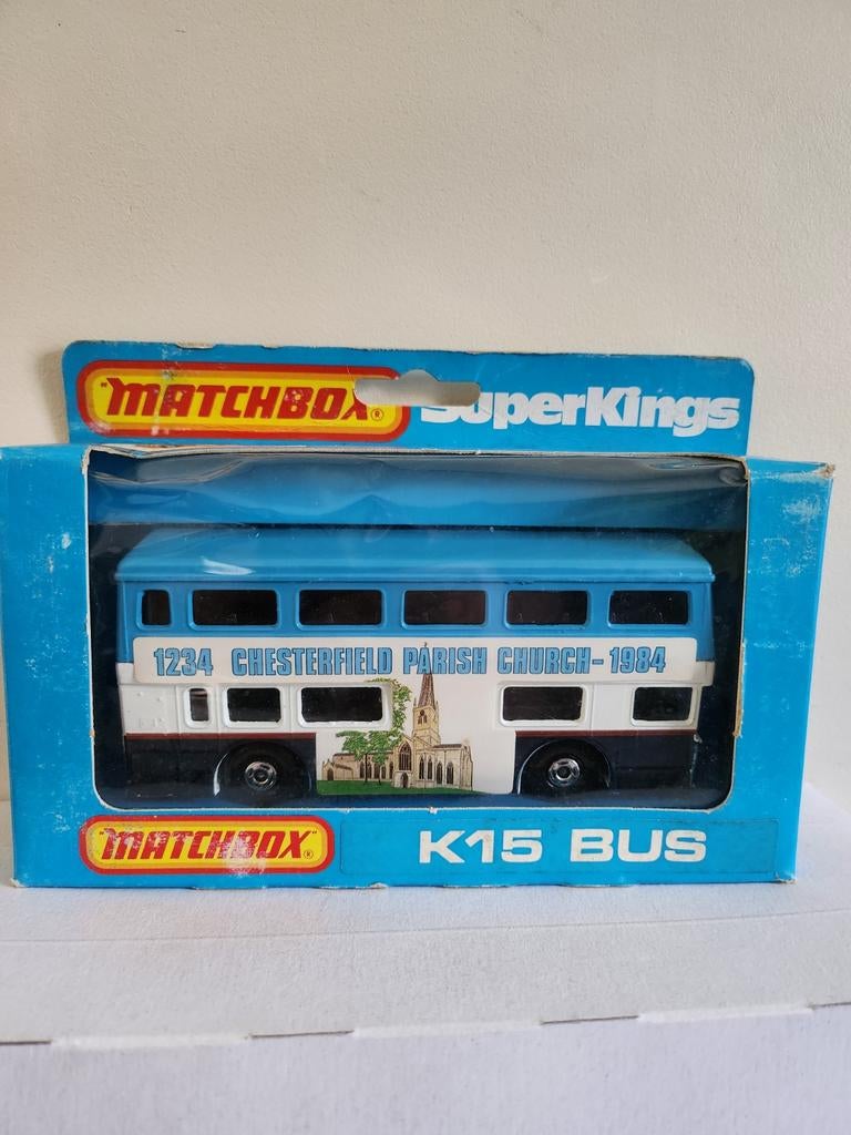 Matchbox Superkings The Londoner (1984) Parish K15 - 14, Hobby en Vrije tijd, Modelauto's | Overige schalen, Ophalen of Verzenden