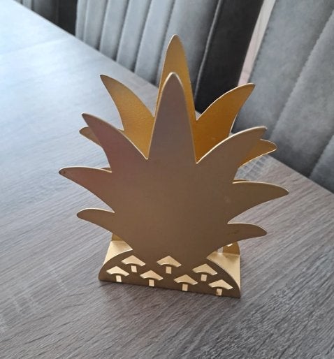 Servetten houder ananas, Huis en Inrichting, Overige typen, Ophalen of Verzenden, Zo goed als nieuw, Metaal