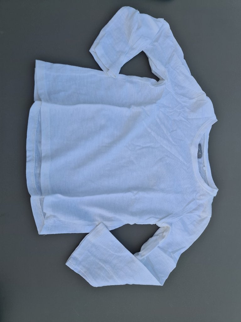 wit T-shirt, longsleeve, Next, 110, Kinderen en Baby's, Kinderkleding | Maat 110, Ophalen, Zo goed als nieuw