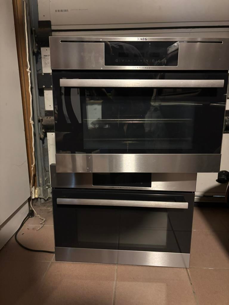 Aeg microgolf en oven, Elektronische apparatuur, Ovens, Ophalen, Zo goed als nieuw, Grill