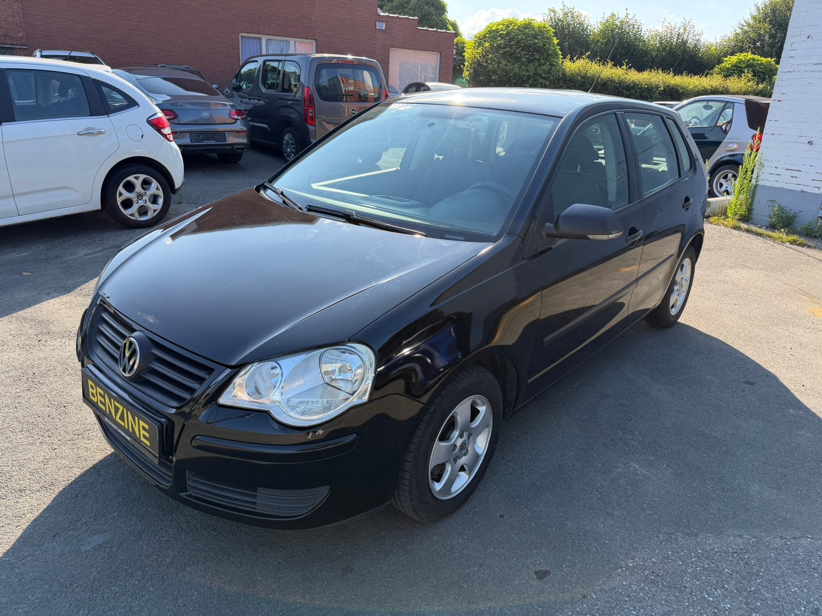 Volkswagen Polo 1.2i Airco, Auto's, 4 cilinders, 1198 cc, Zwart, Bedrijf