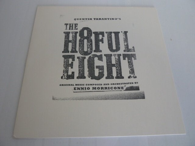 The H8ful eight OST LP PROMO Ennio Morricone Abbey Road, Ophalen, Gebruikt, Soundtrack, 12 inch