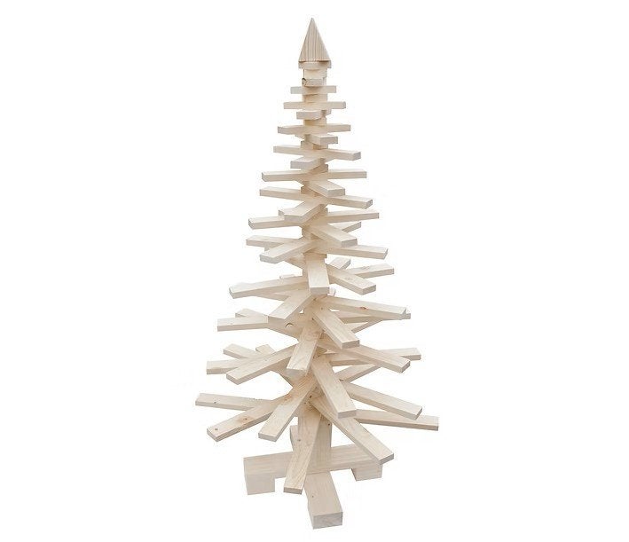 arbre de Noël alternatif en bois, Enlèvement