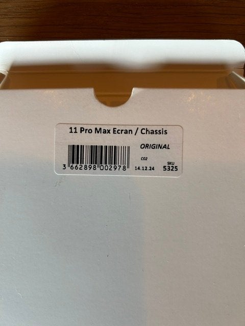 Pièce de rechange complète pour écran iPhone 11 Pro Max, Neuf, Autres types, IPhone 11 Pro Max, Apple