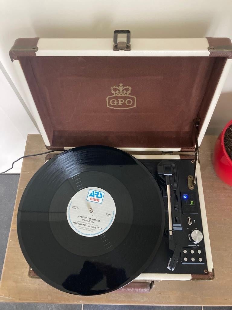 Platenspeler nieuwstaat GPO, Audio, Tv en Foto, Overige merken, Ophalen of Verzenden, Zo goed als nieuw, USB-aansluiting