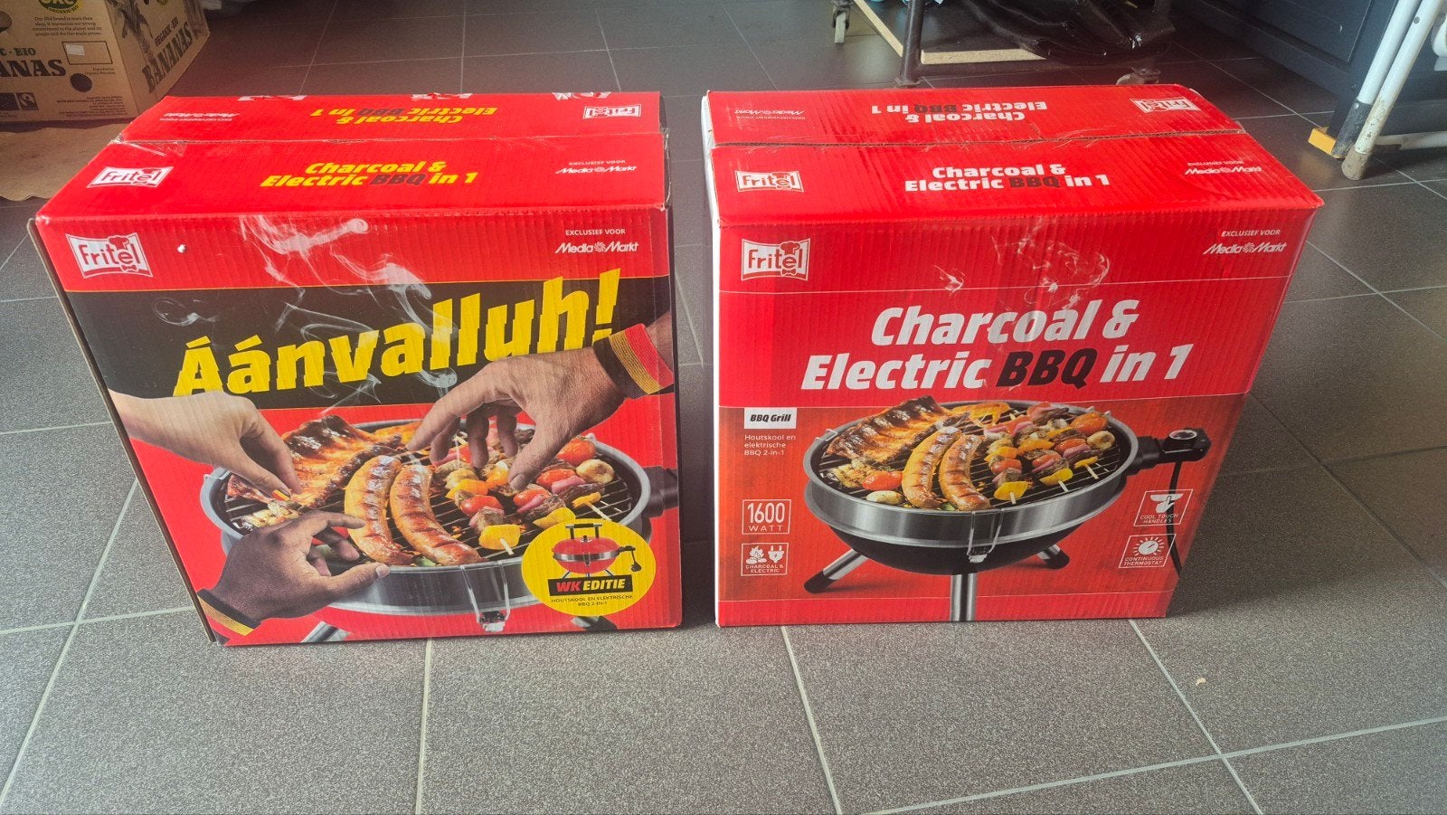Bbq Fritel 2 en 1. Électrique et charbon - NOUVEAU, Enlèvement ou Envoi, Neuf, FRITEL