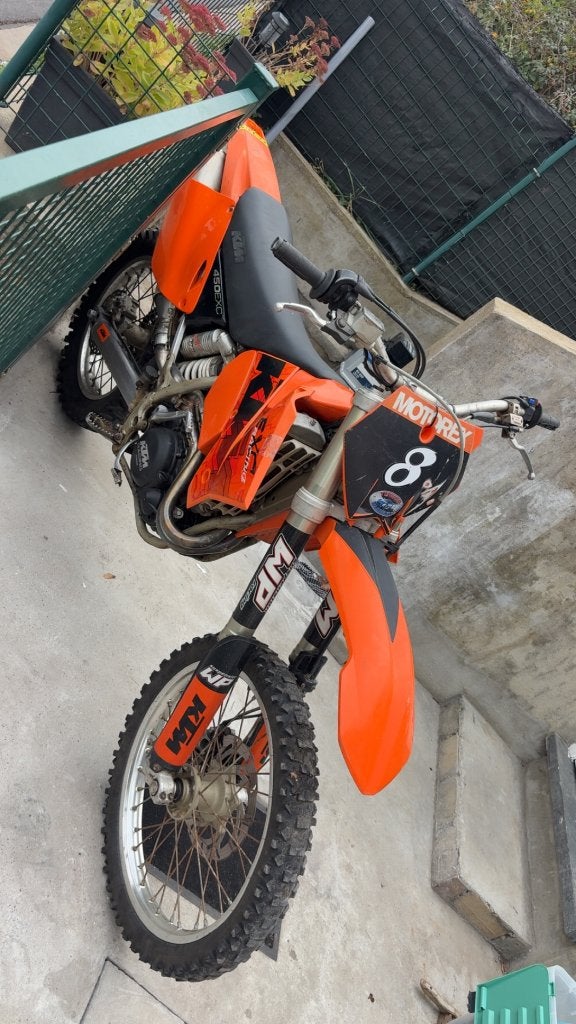 KTM 450cc 4t enduro, 450 cc, 2 cilinders, Occasion, Motorrijbewijs A