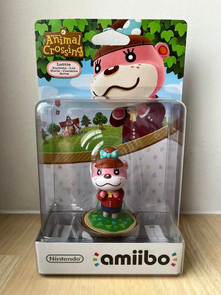 Amiibo Lottie (Animal Crossing), Collections, Jouets miniatures, Neuf, Enlèvement ou Envoi