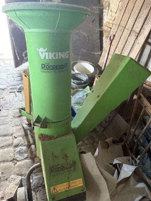 Hakselaar op aftakas, Ophalen, Gebruikt, Viking / Stihl
