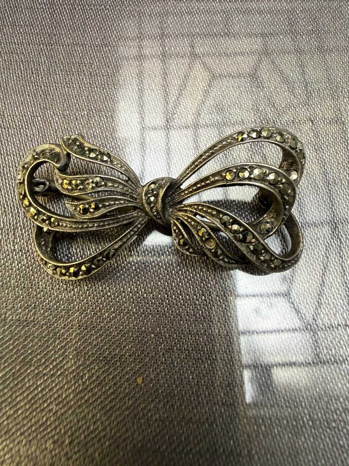 Broche ancien, Bijoux, Sacs & Beauté, Enlèvement ou Envoi, Comme neuf, Argent, Argent