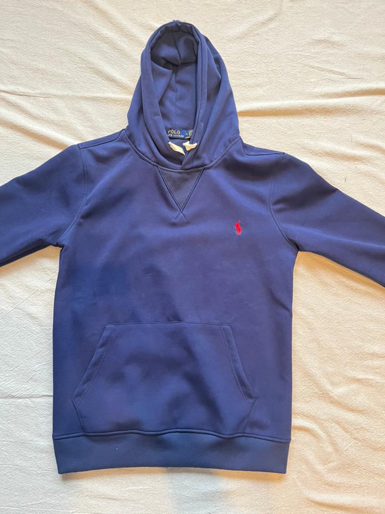 Blauwe hoodie Ralph Lauren, Kleding | Heren, Verzenden, Zo goed als nieuw, Maat 48/50 (M), Blauw